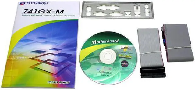 Alt view image 3 of 4 - ECS 741GX-M (1.0) 462(A) SiS 741GX Micro ATX AMD Motherboard