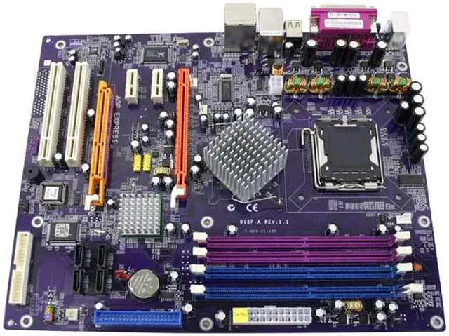Alt view image 2 of 4 - ECS 915P-A (1.1) LGA 775 Intel 915P ATX Intel Motherboard