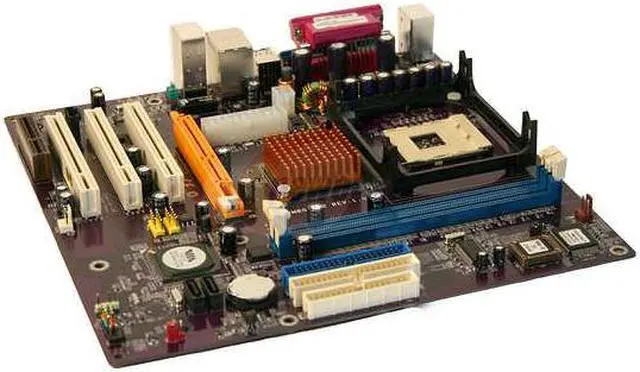 Alt view image 4 of 5 - ECS PM800-M2 Socket 478 VIA PM800 Micro ATX Intel Motherboard