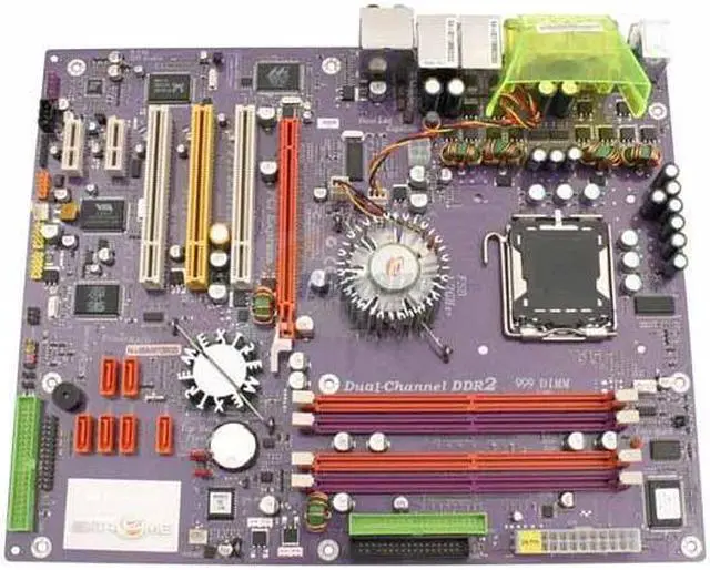 Alt view image 2 of 5 - ECS PF4 Extreme LGA 775 Intel 915P ATX Intel Motherboard