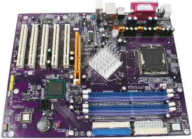 Alt view image 3 of 5 - ECS 865PE-A7 LGA 775 Intel 865PE ATX Intel Motherboard
