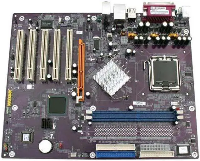 Alt view image 2 of 4 - ECS 848P-A7 LGA 775 Intel 848P ATX Intel Motherboard