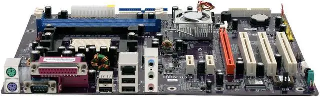 Main image of ECS NFORCE4-A754 754 NVIDIA nForce4 4X ATX AMD Motherboard