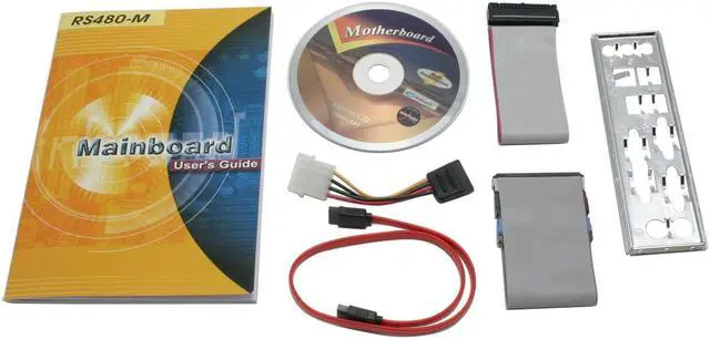 Alt view image 4 of 5 - ECS RS480-M V1.0 939 ATI Radeon Xpress 200 Micro ATX AMD Motherboard