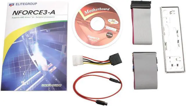 Alt view image 3 of 4 - ECS NFORCE3-A 754 NVIDIA nForce3 250 ATX AMD Motherboard