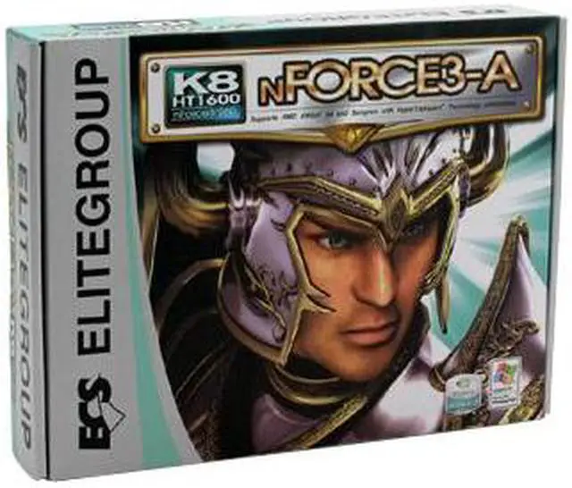 Alt view image 4 of 4 - ECS NFORCE3-A 754 NVIDIA nForce3 250 ATX AMD Motherboard