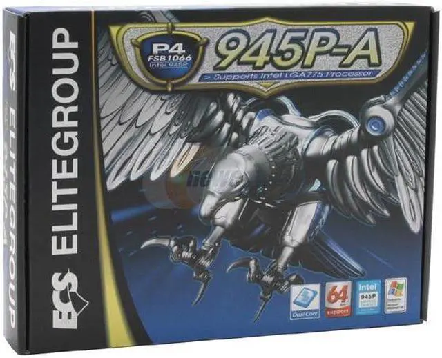 Alt view image 4 of 4 - ECS 945P-A (1.0) LGA 775 Intel 945P ATX Intel Motherboard