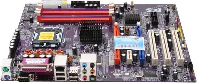 Alt view image 2 of 5 - ECS 945P-A (1.1) LGA 775 Intel 945P ATX Intel Motherboard