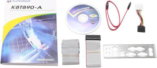 Alt view image 4 of 5 - ECS K8T890-A (1.0A) 939 VIA K8T890 ATX AMD Motherboard