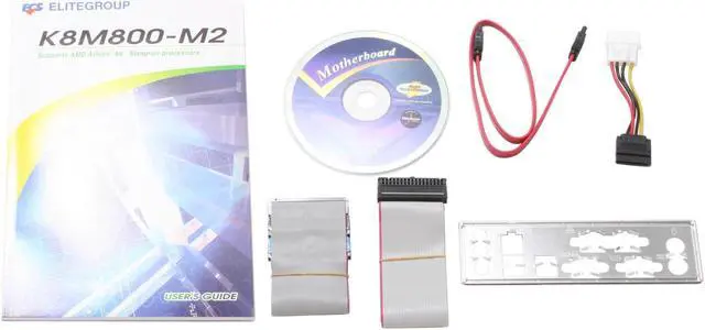 Alt view image 4 of 5 - ECS K8M800-M2 (2.0) 754 VIA K8M800 Micro ATX AMD Motherboard