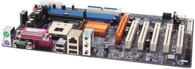 Alt view image 2 of 5 - ECS 648FX-A2 1.0 Socket 478 SiS 648FX ATX Intel Motherboard