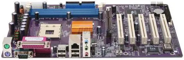 Alt view image 2 of 5 - ECS L4VXA2 (1.0A) Socket 478 VIA P4X400 ATX Intel Motherboard