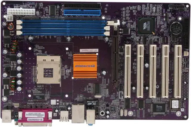 Alt view image 3 of 5 - ECS L4VXA2 (1.0A) Socket 478 VIA P4X400 ATX Intel Motherboard