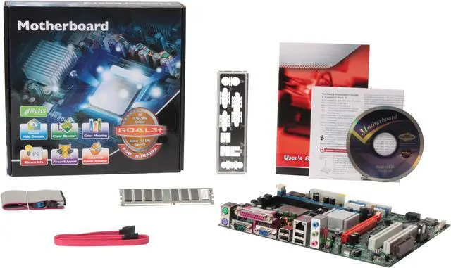 Alt view image 5 of 5 - ECS GOAL3+ATHLON64 3200+ AMD Athlon64 3200+ 754 SiS 761 GX Micro ATX Motherboard/CPU/Memory Combo