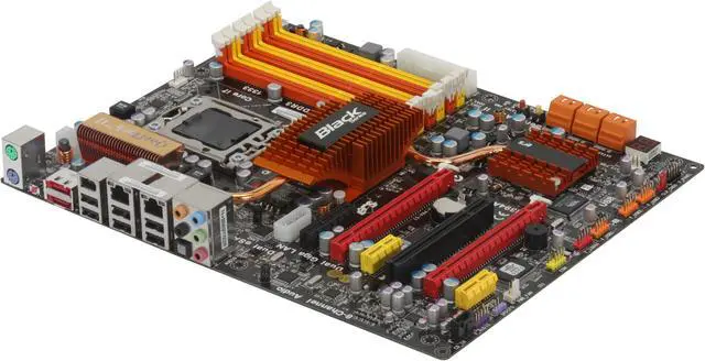 Main image of ECS BLACK SERIES X58B-A LGA 1366 Intel X58 ATX Intel Motherboard