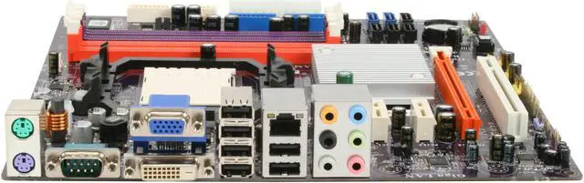 Alt view image 2 of 5 - ECS GF8100VM-M3 AM3/AM2+ NVIDIA GeForce 8100 Micro ATX AMD Motherboard