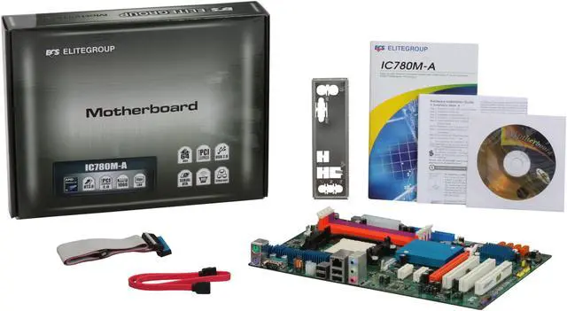 Alt view image 5 of 5 - ECS IC780M-A AM3/AM2+/AM2 AMD 770 ATX AMD Motherboard