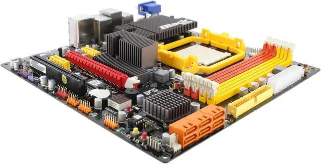 Alt view image 3 of 11 - ECS Black Series A785GM-M AM3 AMD 785G HDMI Micro ATX AMD Motherboard