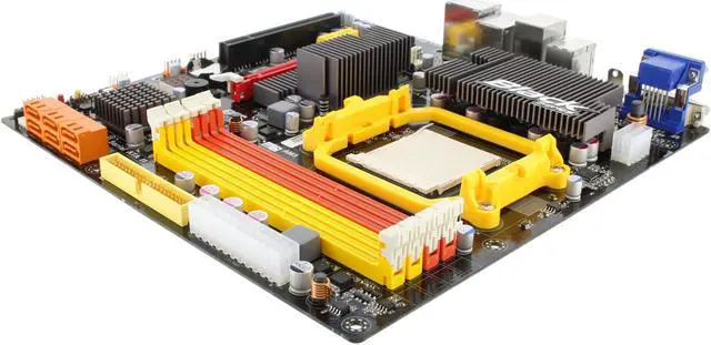 Alt view image 5 of 11 - ECS Black Series A785GM-M AM3 AMD 785G HDMI Micro ATX AMD Motherboard