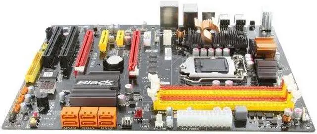 Alt view image 4 of 4 - ECS P55H-A(1.0) LGA 1156 Intel P55 ATX Intel Motherboard