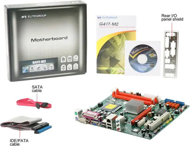 Alt view image 11 of 11 - ECS G41T-M2(1.0) LGA 775 Intel G41 Micro ATX Intel Motherboard