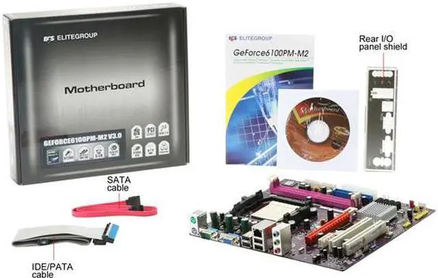 Alt view image 11 of 11 - ECS GeForce6100PM-M2(V3.0) AM3/AM2+/AM2 NVIDIA GeForce 6150SE/nForce 430 Micro ATX AMD Motherboard