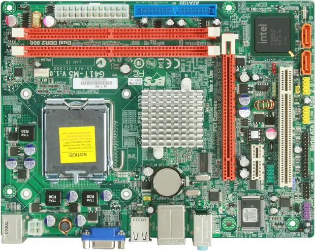 Alt view image 3 of 5 - ECS G41T-M5 LGA 775 Intel G41 Micro ATX Intel Motherboard