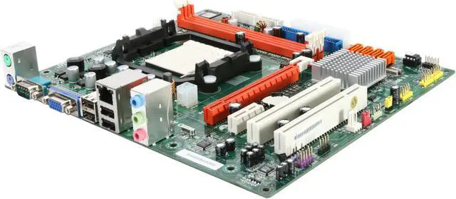 Main image of ECS MCP61M-M3 (V1.0A) AM3 NVIDIA GeForce 6100/nForce 430 Micro ATX AMD Motherboard