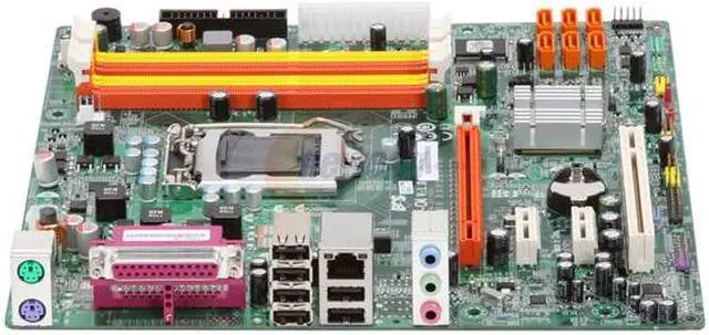 Alt view image 2 of 5 - ECS P55H-CM (V1.0) LGA 1156 Intel P55 Micro ATX Intel Motherboard
