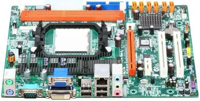 Alt view image 2 of 5 - ECS A880GM-M7 (V2.0) AM3 AMD 880G Micro ATX AMD Motherboard