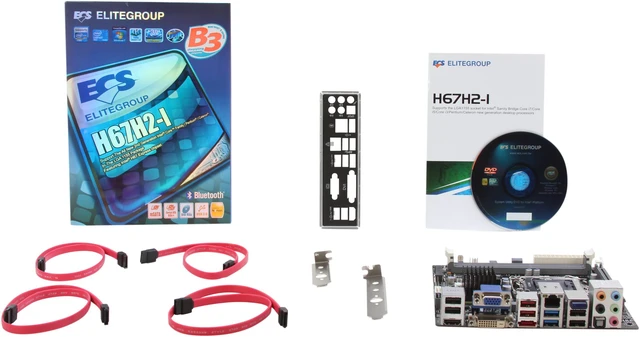 Alt view image 5 of 5 - ECS H67H2-I LGA 1155 Intel H67 HDMI USB 3.0 Mini ITX Intel Motherboard
