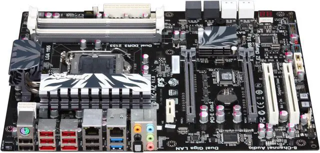 Alt view image 2 of 5 - ECS Black Deluxe P67H2-A2 SLI (B3) LGA 1155 Intel P67 SATA 6Gb/s USB 3.0 ATX Intel Motherboard