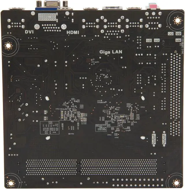 Alt view image 4 of 5 - ECS HDC-I2(1.0) AMD E-350 APU (1.6GHz, Dual-Core) AMD Hudson D1 Mini ITX Motherboard / CPU Combo