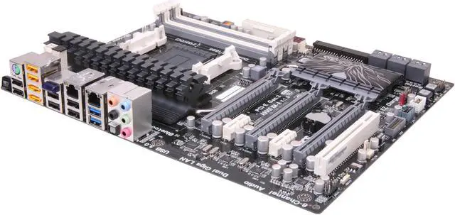 Main image of ECS Black Series A990FXM-A V1.0 CFX/SLI AM3+ AMD 990FX SATA 6Gb/s USB 3.0 ATX AMD Motherboard