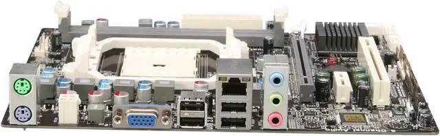 Alt view image 2 of 5 - ECS A55F-M3(1.0) FM1 AMD A55 (Hudson D2) Micro ATX AMD Motherboard