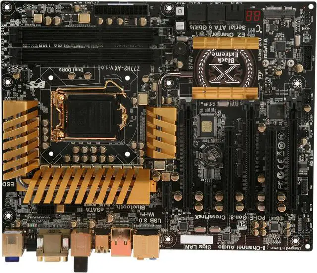 Alt view image 3 of 5 - ECS Golden Z77H2-AX(1.0) LGA 1155 Intel Z77 HDMI USB 3.0 ATX Intel Motherboard