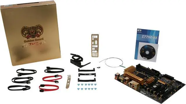 Alt view image 5 of 5 - ECS Golden Z77H2-AX(1.0) LGA 1155 Intel Z77 HDMI USB 3.0 ATX Intel Motherboard