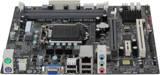 Alt view image 2 of 5 - ECS H61H2-M13 LGA 1155 Intel H61 Micro ATX Intel Motherboard