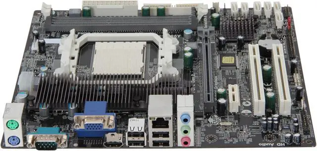 Alt view image 2 of 5 - ECS A960M-M2 AM3+ AMD 760G + SB710 HDMI Micro ATX AMD Motherboard