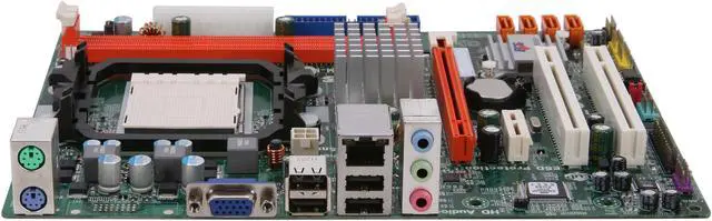 Alt view image 2 of 5 - ECS A780LM-M2 AM3 AMD 760G + SB710 Micro ATX AMD Motherboard