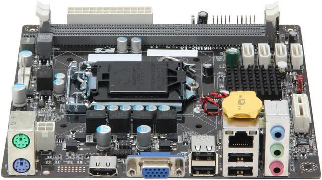 Alt view image 2 of 5 - ECS H61H2-I3 (v1.0) LGA 1155 Intel H61 HDMI Mini ITX Intel Motherboard