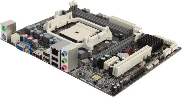 Main image of ECS A55F-M4(1.0) FM1 AMD A55 (Hudson D2) HDMI Micro ATX AMD Motherboard