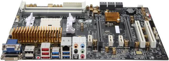 Alt view image 2 of 5 - ECS A85F2-A DELUXE(1.0) FM2 AMD A85X (Hudson D4) USB 3.0 HDMI ATX AMD Motherboard