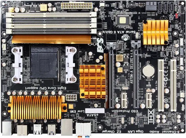 M.E ECS A970M-A DELUXE v1.0 AM3+ ATX AMD Motherboard - Newegg.com