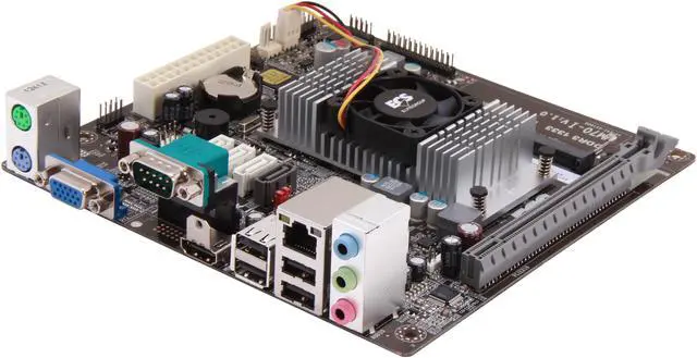 Main image of ECS NM70-I v1.0 Intel Celeron 1037U 1.80GHz BGA1023 Intel NM70 Mini ITX Motherboard / CPU Combo