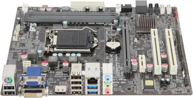 Alt view image 2 of 5 - ECS B85H3-M3 (V1.0) LGA 1150 Intel B85 HDMI USB 3.0 Micro ATX Intel Motherboard