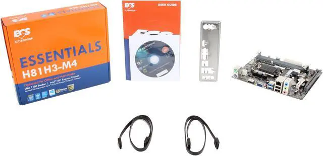 Alt view image 5 of 5 - ECS H81H3-M4 (V1.0A) LGA 1150 Intel H81 HDMI USB 3.0 Micro ATX Intel Motherboard
