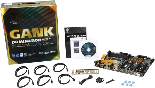 L337 Gaming Z87H3-AX GOLDEN (1.0) LGA 1150 ATX Intel Motherboard ...