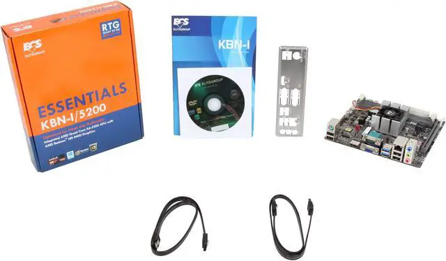 Alt view image 5 of 5 - ECS KBN-I/5200 AMD A6-5200 Quad Core processor Mini ITX Motherboard / CPU / VGA Combo