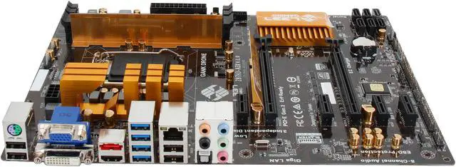 Alt view image 2 of 5 - L337 Gaming GANK DRONE Z87H3-A3X (V1.0) LGA 1150 Intel Z87 HDMI SATA 6Gb/s USB 3.0 ATX Intel Motherboard